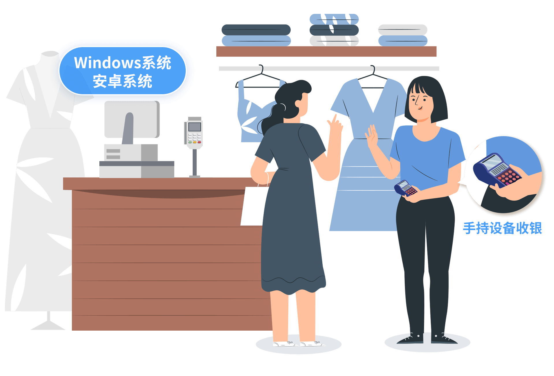 开服装店不懂买收银系统？关注这些就够了